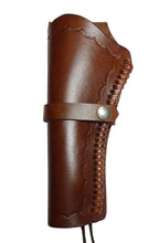 Lade das Bild in den Galerie-Viewer, Westernholster Holstertasche echt Leder Handarbeit rechts o. links braun Colt