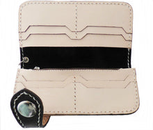 Lade das Bild in den Galerie-Viewer, Brieftasche Wallet Geldbörse Geldbeutel echt Leder mit Kette Biker Trucker