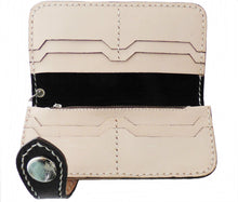 Lade das Bild in den Galerie-Viewer, Brieftasche Wallet Geldbörse Geldbeutel echt Leder mit Kette Biker Trucker