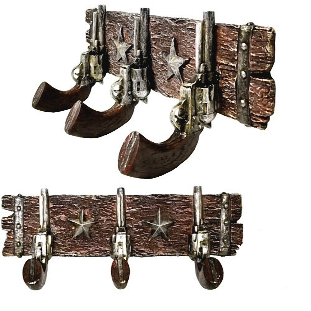 3er Kleiderhaken Garderobehaken Wandhaken Colt Lone Star 30cm – westernlifestyle