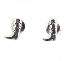 Lade das Bild in den Galerie-Viewer, Cowboystiefel Stiefel Boots Ohrstecker 925er Sterling Silber Line Dance