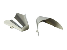 Lade das Bild in den Galerie-Viewer, Stiefelspitzen Stiefelschmuck für spitze Cowboystiefel Westernstiefel silber gla