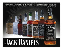 Lade das Bild in den Galerie-Viewer, Jack Daniels - Bottles Blechschild, 40,6 x 31,8 cm, Lizensiert