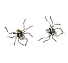 Lade das Bild in den Galerie-Viewer, Arachna Noctis 1 Paar Ohrstecker Spinne Spider aus 925er Sterling Silber