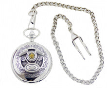 Lade das Bild in den Galerie-Viewer, Taschenuhr mit Sprungdeckel und Kette V 8 Motor Motorrad Auto Biker