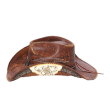 Lade das Bild in den Galerie-Viewer, RUNNING WILD Cowboyhut Strohhut Westernhut Line Dance Braun