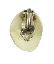 Lade das Bild in den Galerie-Viewer, Ohrclips Ohrringe Indianerschmuck Bärentatze Handarbeit Navajo Sterling Silber