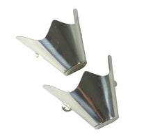Lade das Bild in den Galerie-Viewer, Stiefelspitzen Stiefelschmuck für spitze Cowboystiefel Westernstiefel silber gla