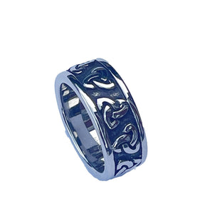 Ring Fingerring Bandring Edelstahl Keltischer Knoten Biker Rocker