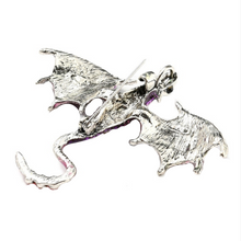 Lade das Bild in den Galerie-Viewer, Mystische Anstecknadel Brosche Drachen Dragon verschiedene Farben
