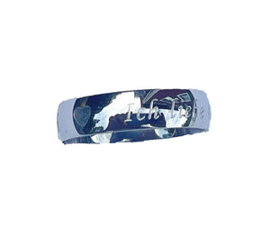 LOVE Partnerring Ring Fingerring Bandring Edelstahl mit Gravur Ich liebe Dich