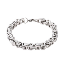 Lade das Bild in den Galerie-Viewer, „SteelGrid“ Edelstahl Armband Königsarmband  23 cm lang, 8 mm stark
