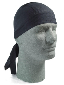 Schwarzes Bandana Cap Head Bandana Kopftuch Headwrap