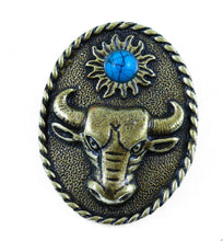 Lade das Bild in den Galerie-Viewer, Anstecker Pin Anstecknadel Büffel Bison Kuh Bulle Western Country Wilder Westen
