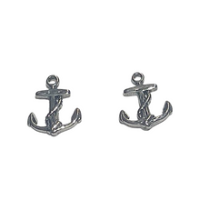 Lade das Bild in den Galerie-Viewer, Nautic Spirit Studs Ohrstecker Ankeraus Edelstahl – ca. 12 × 15 mm
