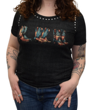 Lade das Bild in den Galerie-Viewer, American Boots T-Shirt Westernshirt Westernwear Cowboystiefel Line Dance Western
