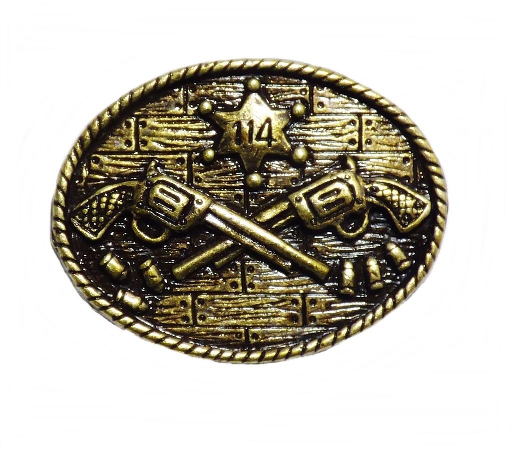 Anstecker Pin Sheriffstern Sheriff Western Country Wilder Westen