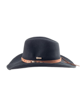 Lade das Bild in den Galerie-Viewer, Bandit von SCIPPIS  Cowboyhut Westernhut schwarz Wollfilz Line Dance
