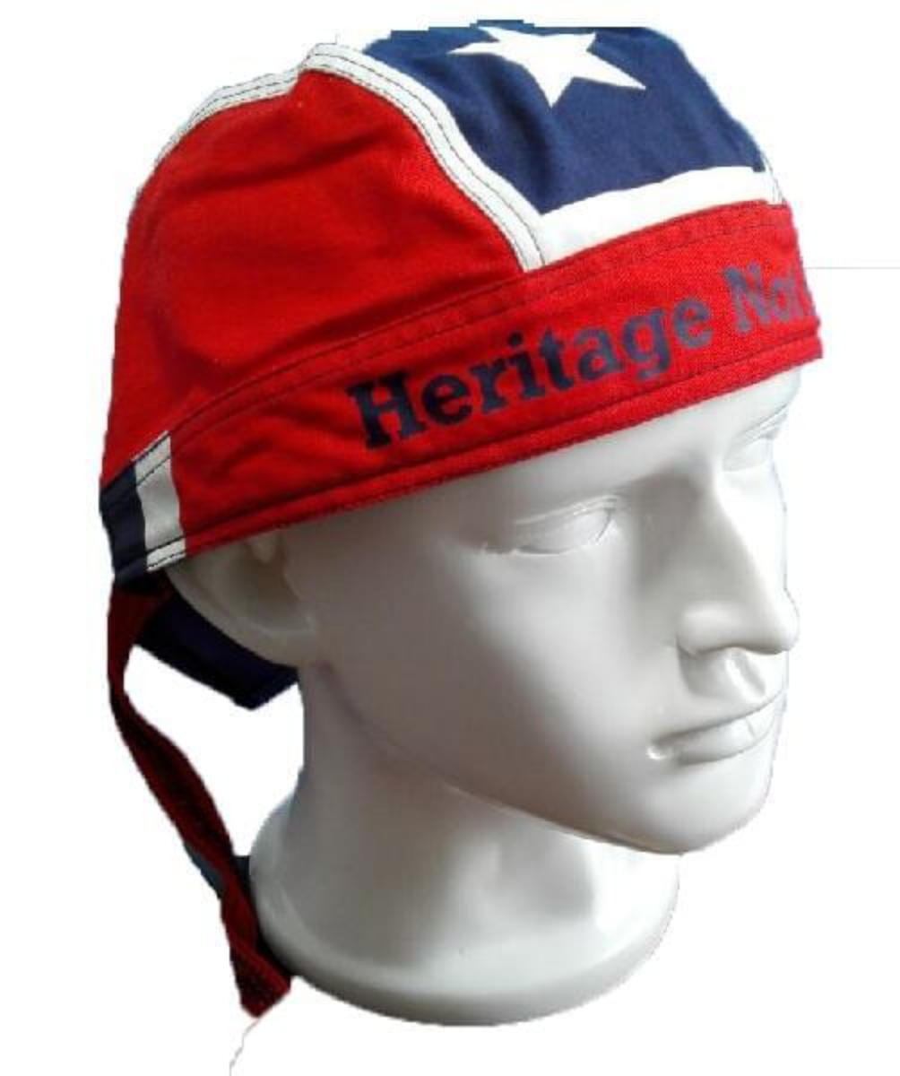 Rebel Do-Rag Bandana Kopftuch Baumwolle mit Schweißband