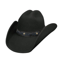 Lade das Bild in den Galerie-Viewer, Runaway – Cowboyhut aus Wollfilz schwarz Bullhide Hats
