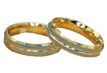 Lade das Bild in den Galerie-Viewer, BIANCA Ring Fingerring Bandring Edelstahl Bicolor Gold- &amp; Silberfarben
