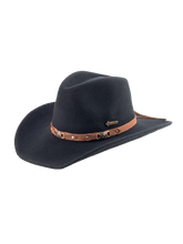 Lade das Bild in den Galerie-Viewer, Bandit von SCIPPIS  Cowboyhut Westernhut schwarz Wollfilz Line Dance
