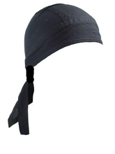 Lade das Bild in den Galerie-Viewer, Schwarzes Bandana Cap Head Bandana Kopftuch Headwrap
