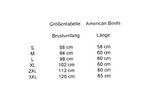American Boots T-Shirt Westernshirt Westernwear Cowboystiefel Line Dance Western