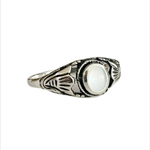 Lade das Bild in den Galerie-Viewer, Mystic Eye 925 Sterling Silber Ring mit Onyx, Paua Shell, Perlmutt oder Türkis
