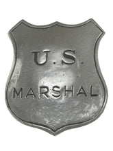 Lade das Bild in den Galerie-Viewer, Anstecker Pin Sheriffstern U.S. Marshal Historische Nachbildung Made in USA
