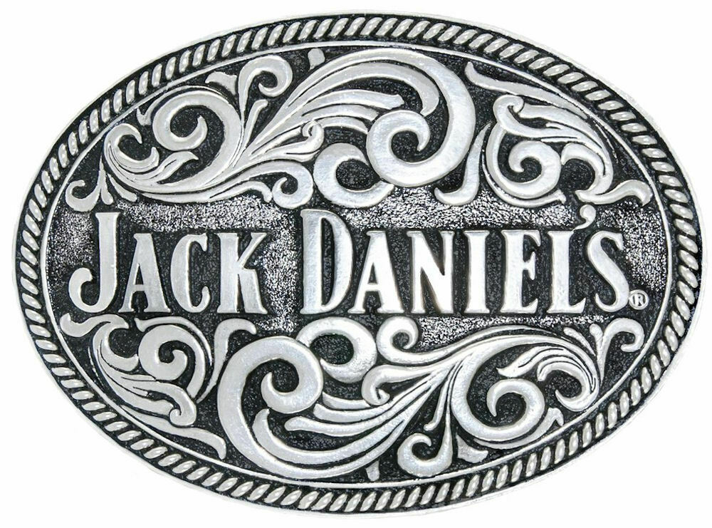 Buckle Gürtelschnalle Gürtelschließe Jack Daniel`s Rope and Pipe USA lizensiert