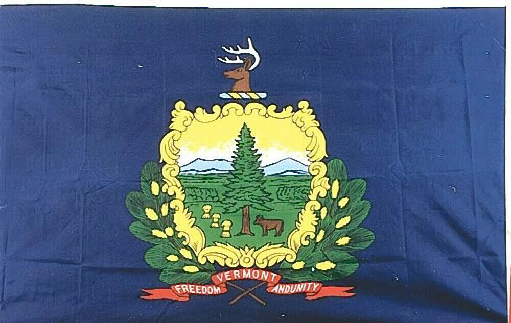 Flagge Fahne Sturmflagge USA Vermont 90 x 150 cm