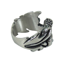 Lade das Bild in den Galerie-Viewer, Ring Fingerring Edelstahl Drachenkralle Biker Rocker
