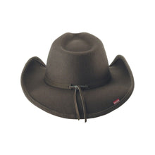 Lade das Bild in den Galerie-Viewer, Omaha Bullhide Hats Cowboyhut Wollfilz braun Line Dance Größe 52-55
