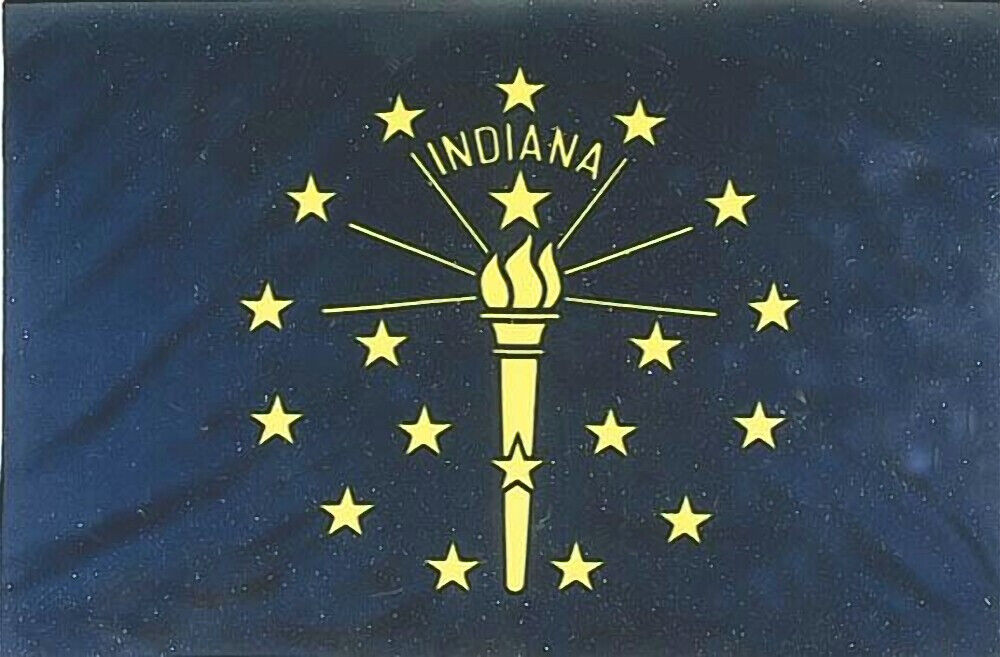Flagge Fahne Sturmflagge USA Indiana 90 x 150 cm