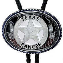 Lade das Bild in den Galerie-Viewer, Bolo Tie Westernkrawatte Westernschmuck Texas Ranger lizensiert
