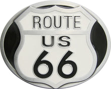 Lade das Bild in den Galerie-Viewer, Gürtelschnalle Buckle Gürtelschließe Route 66 Harley für Wechselgürtel Highway
