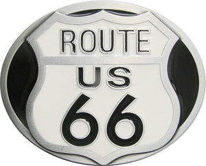 Gürtelschnalle Buckle Gürtelschließe Route 66 Harley für Wechselgürtel Highway