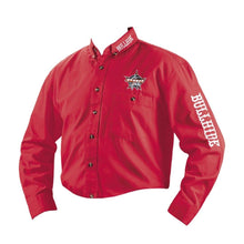 Lade das Bild in den Galerie-Viewer, Westernhemd Hemd Rodeo Bullhide PBR rot Bestickt Cowboy
