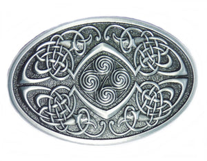 Buckle Keltische Knoten, Keltenknoten, Celtic, Gürtelschnalle, Line Dance Silber