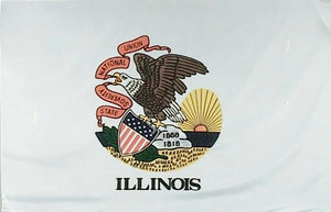 Flagge Fahne Sturmflagge USA Illinois 90 x 150 cm