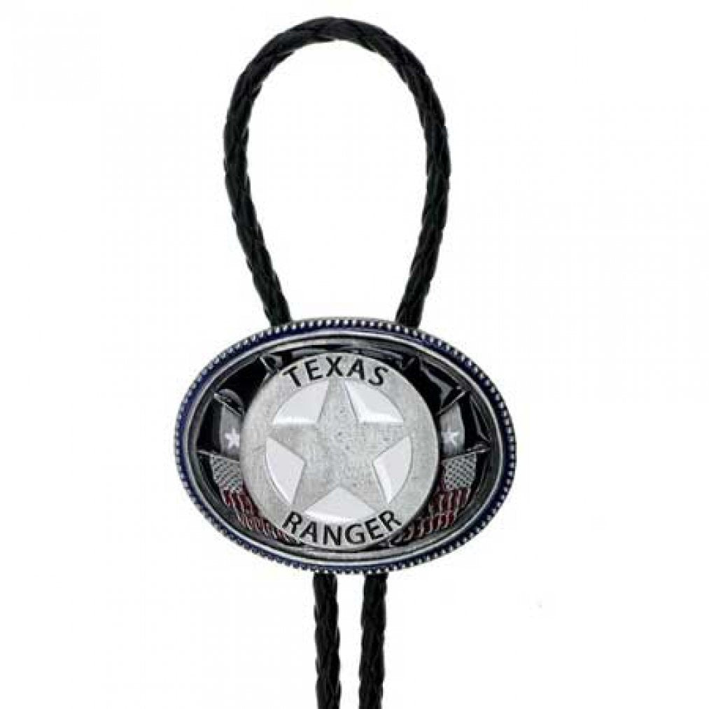 Bolo Tie Westernkrawatte Westernschmuck Texas Ranger lizensiert
