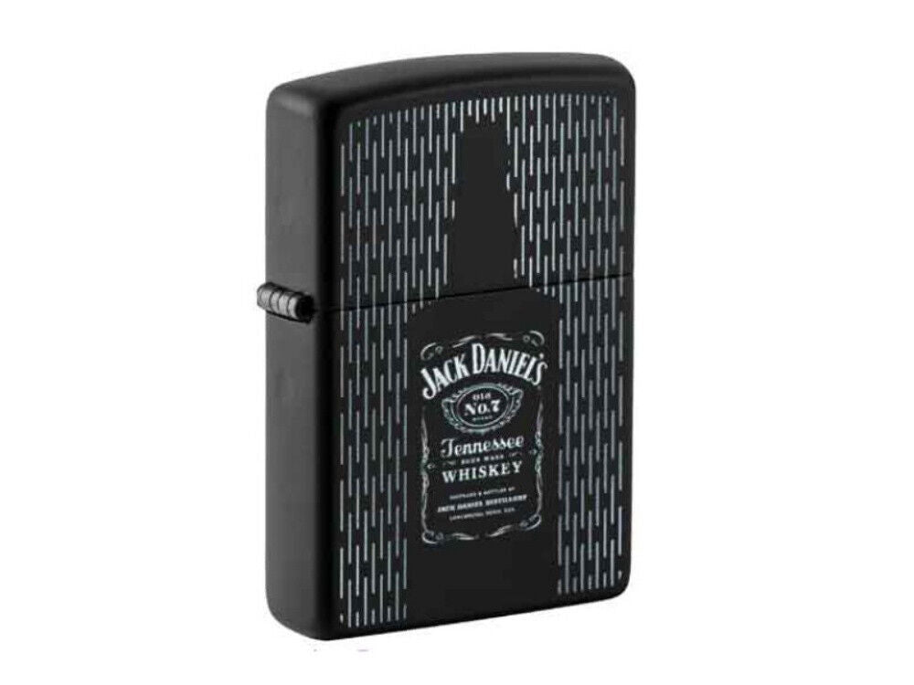 Zippo Feuerzeug - Jack Daniel's Black Matte in Zippobox
