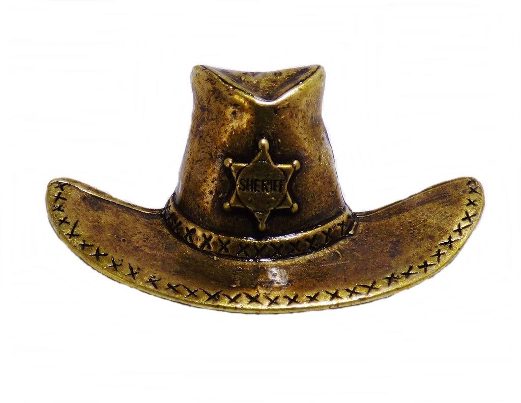 Anstecker Pin Sheriffstern Sheriff Western Country Wilder Westen Cowboyhut