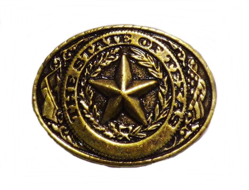 Anstecker Pin The State of Texas Lone Star Sheriffstern Sheriff Western Country