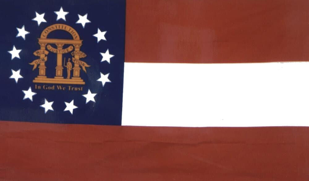 Flagge Fahne Sturmflagge USA Georgia 90 x 150 cm