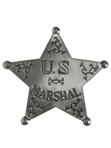 Anstecker Pin Sheriffstern US Marshal Historische Nachbildung Made in USA