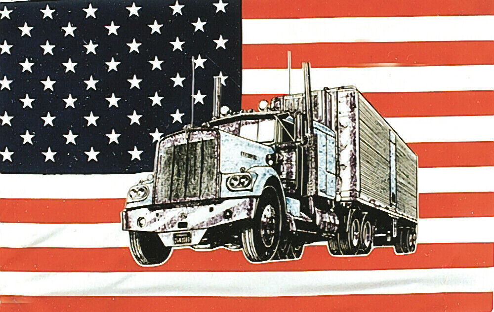 Flagge Fahne Sturmflagge USA Truck 90 x 150 cm
