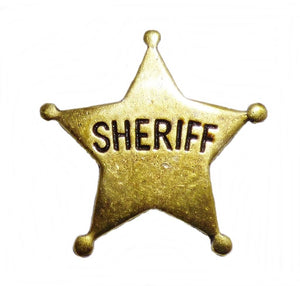 Anstecker Pin Sheriffstern Sheriff Western Country Wilder Westen 09