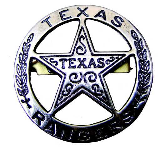 Anstecker Pin Button Sheriff Stern Texas Rangers Cowboy Western